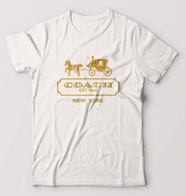 Load image into Gallery viewer, Coach T-Shirt for Men-S(38 Inches)-White-Ektarfa.online
