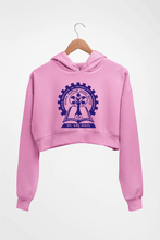 Load image into Gallery viewer, IIT Kharagpur Crop HOODIE FOR WOMEN
