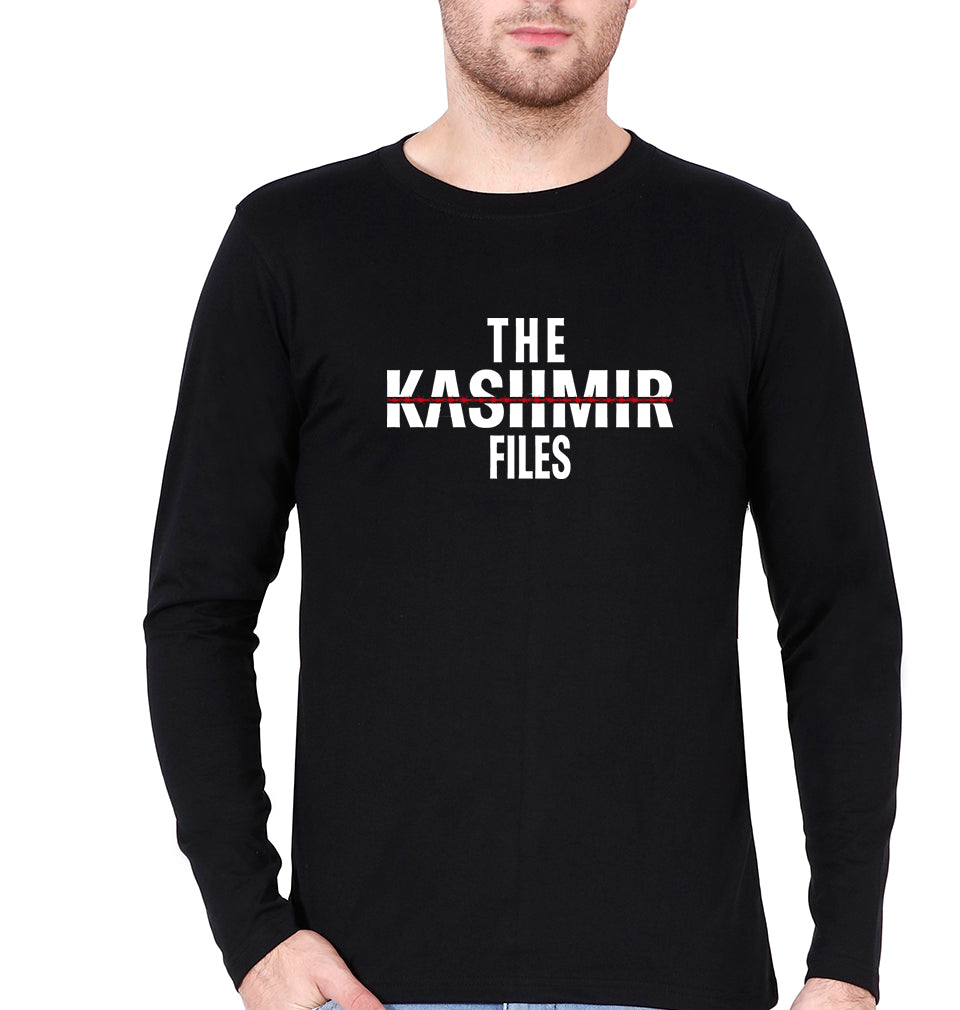 The Kashmir Files Full Sleeves T-Shirt for Men-Black-Ektarfa.online