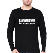 Load image into Gallery viewer, Band of Brothers Full Sleeves T-Shirt for Men-Black-Ektarfa.online
