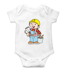Load image into Gallery viewer, Bob the Builder Kids Romper For Baby Boy/Girl-White-Ektarfa.online
