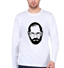 Load image into Gallery viewer, Steve Jobs Full Sleeves T-Shirt for Men-White-Ektarfa.online

