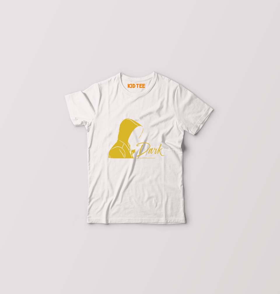 Dark Kids T-Shirt for Boy/Girl-White-Ektarfa.online