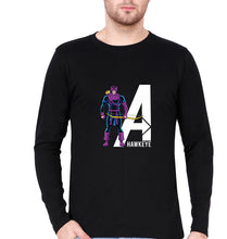Load image into Gallery viewer, Hawkeye Full Sleeves T-Shirt for Men-Black-Ektarfa.online
