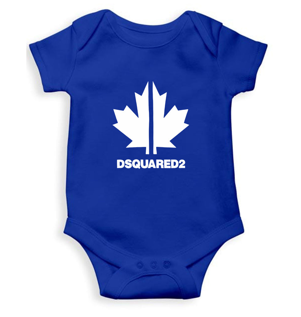 DSQUARED2 Kids Romper For Baby Boy/Girl-0-5 Months(18 Inches)-Royal Blue-Ektarfa.online