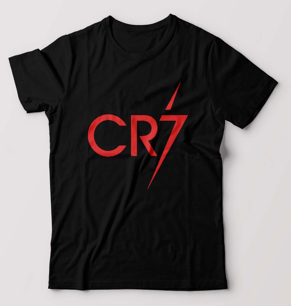 Cristiano Ronaldo CR7 T-Shirt for Men-Black-Ektarfa.online