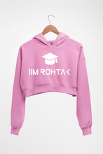 Load image into Gallery viewer, IIM Rohtak Crop HOODIE FOR WOMEN
