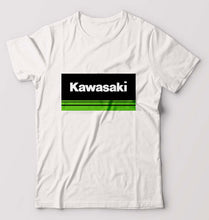 Load image into Gallery viewer, Kawasaki T-Shirt for Men-S(38 Inches)-White-Ektarfa.online
