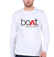 Load image into Gallery viewer, Boat Full Sleeves T-Shirt for Men-White-Ektarfa.online
