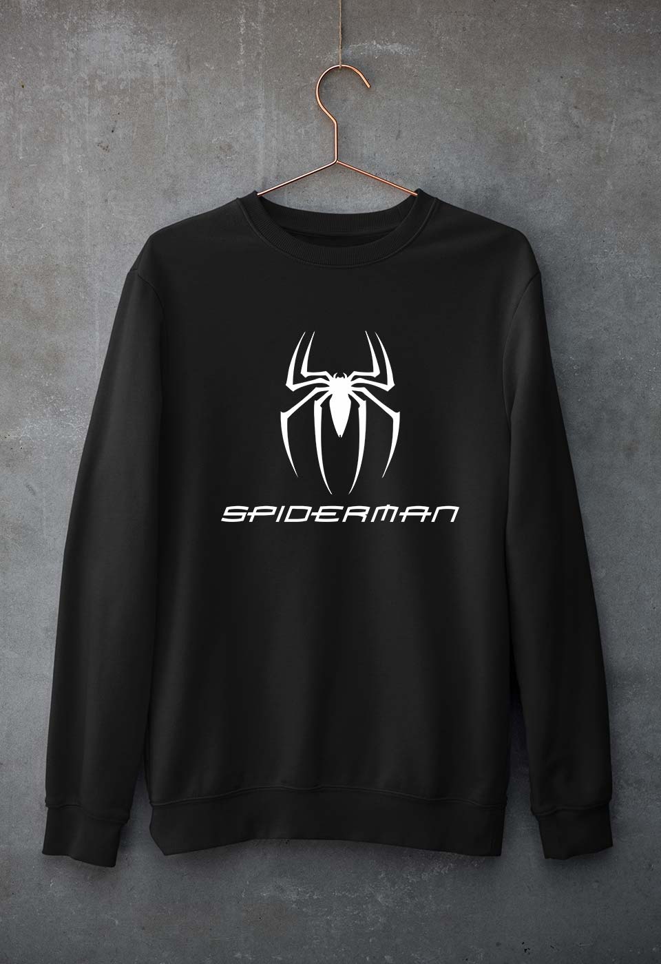 Spiderman Unisex Sweatshirt for Men/Women-Black-Ektarfa.online
