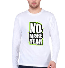 Load image into Gallery viewer, Fear Full Sleeves T-Shirt for Men-S(38 Inches)-White-Ektarfa.online
