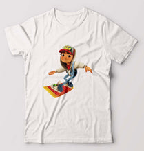 Load image into Gallery viewer, Subway Surfers T-Shirt for Men-S(38 Inches)-White-Ektarfa.online
