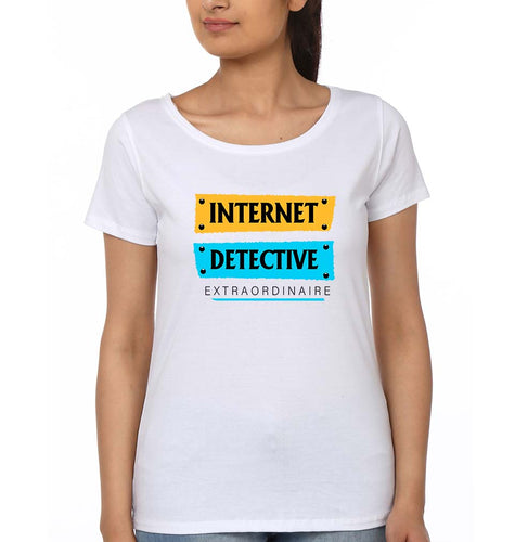 Internet T-Shirt for Women-White-Ektarfa.online