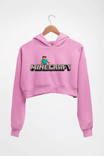 Load image into Gallery viewer, Minecraft Crop HOODIE FOR WOMEN-Light Baby Pink-Ektarfa.online

