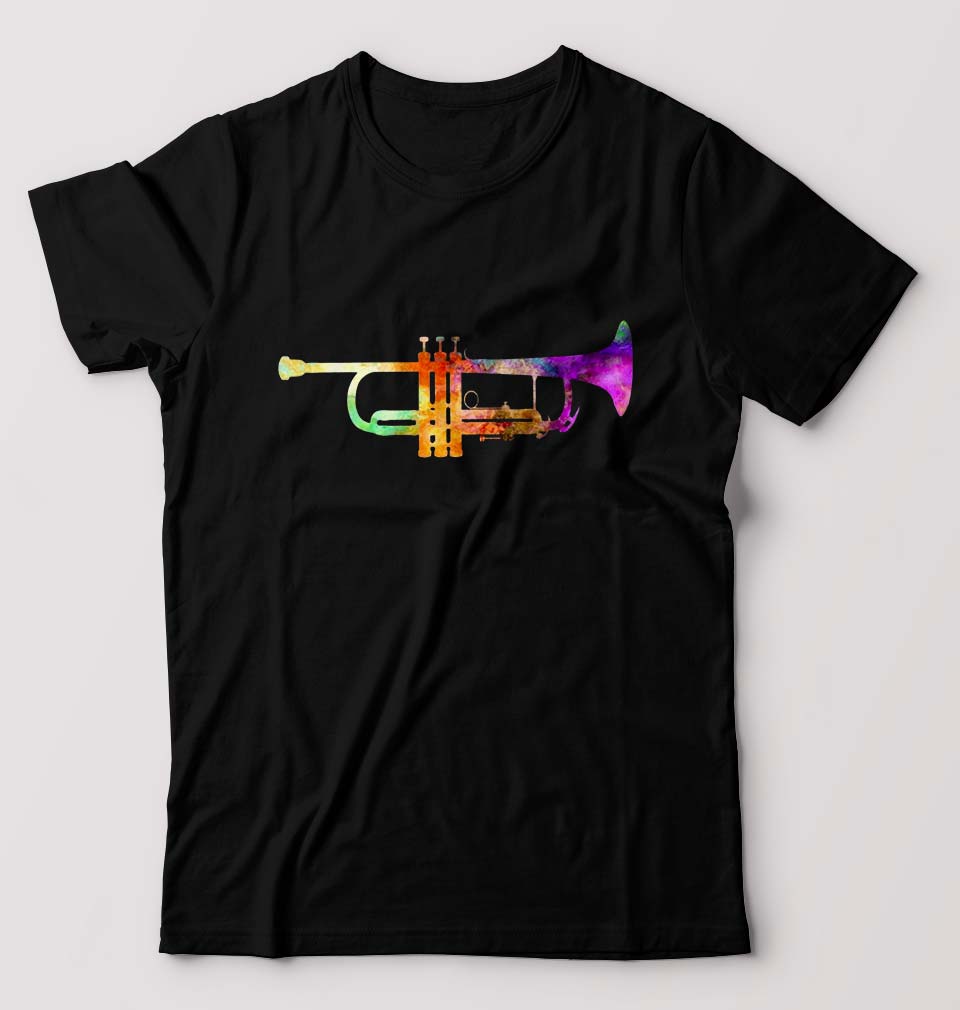 Trumpet T-Shirt for Men-Black-Ektarfa.online