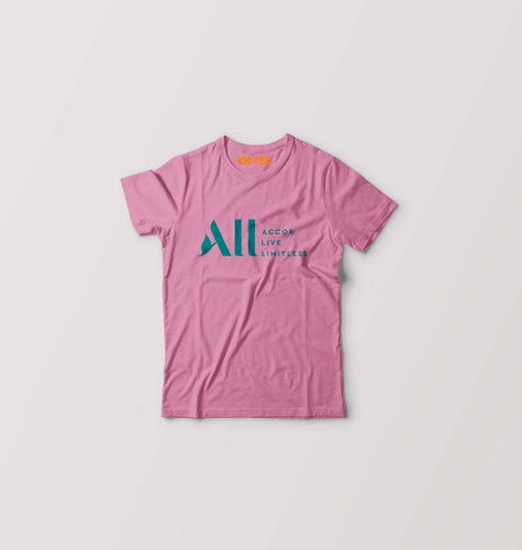 ACCOR LIVE LIMITLESS (ALL) Kids T-Shirt for Boy/Girl-Pink-Ektarfa.online