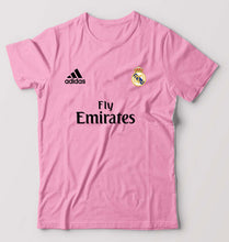 Load image into Gallery viewer, Real Madrid T-Shirt for Men-S(38 Inches)-Light Baby Pink-Ektarfa.online

