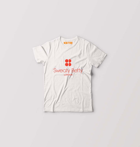 Sweaty Betty London Kids T-Shirt for Boy/Girl-White-Ektarfa.online