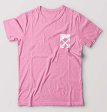 Load image into Gallery viewer, off White logo T-Shirt for Men-S(38 Inches)-Light Baby Pink-Ektarfa.online
