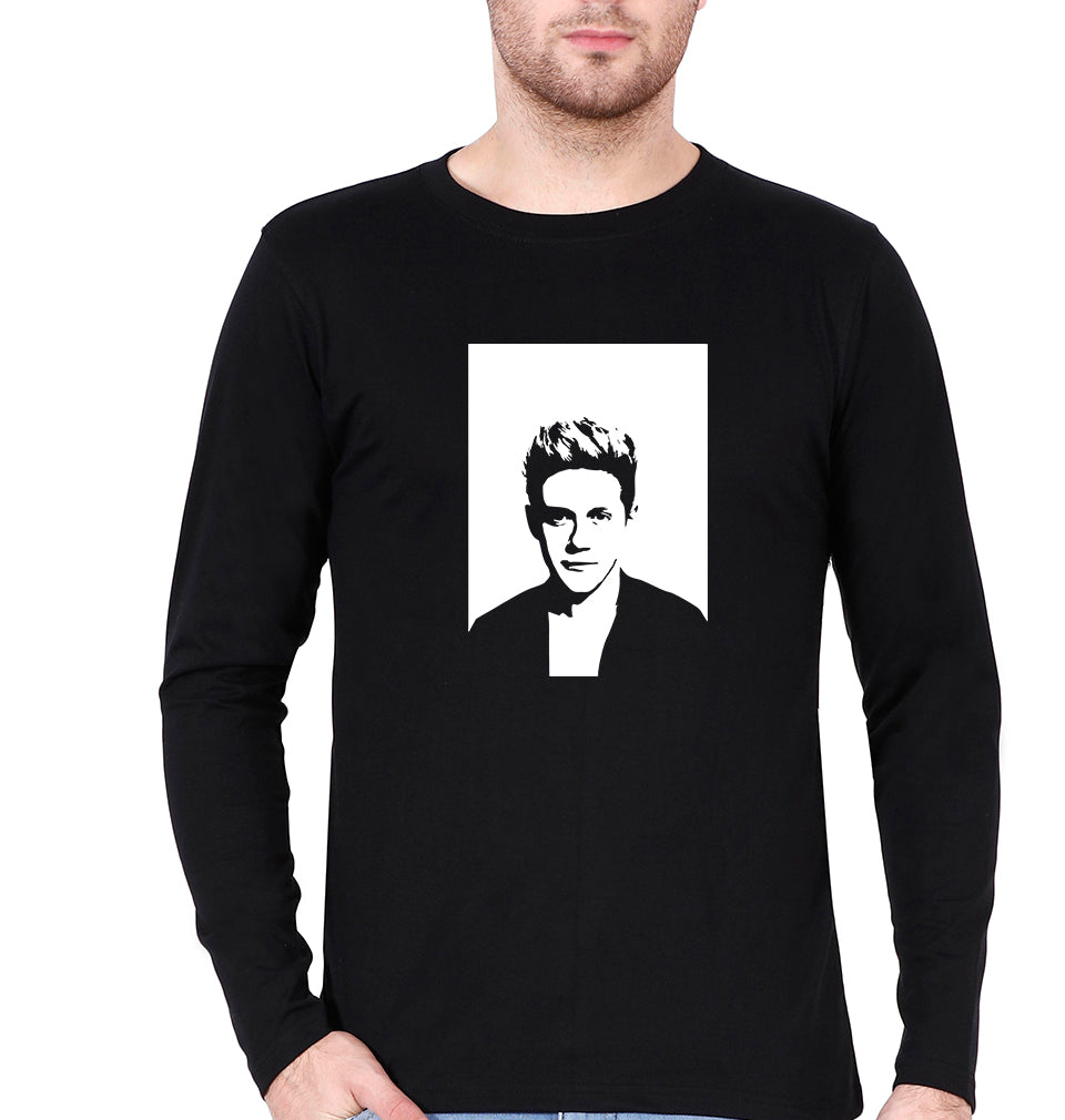 Niall Horan Full Sleeves T-Shirt for Men-Black-Ektarfa.online