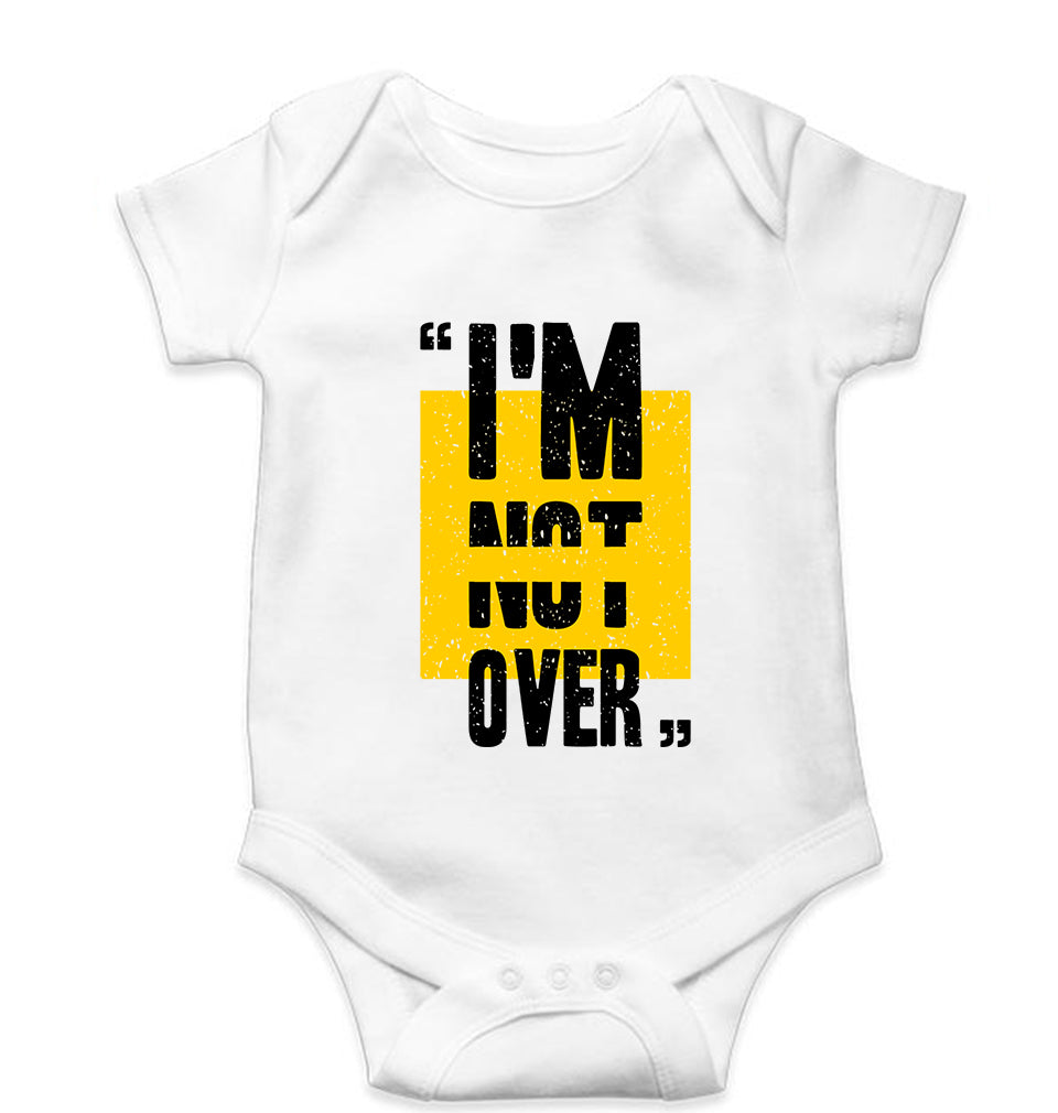 I'M Not Over Kids Romper For Baby Boy/Girl-0-5 Months(18 Inches)-White-Ektarfa.online