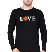 Load image into Gallery viewer, NBA Basketball Love Full Sleeves T-Shirt for Men-Black-Ektarfa.online
