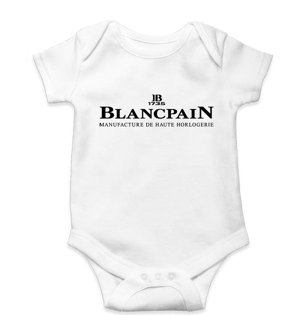Blancpain Kids Romper For Baby Boy/Girl-0-5 Months(18 Inches)-White-Ektarfa.online