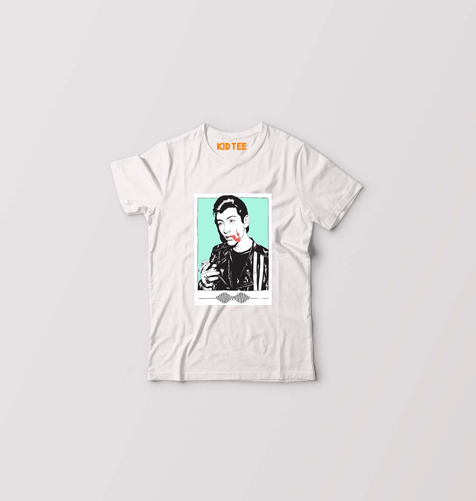 Arctic Monkeys Kids T-Shirt for Boy/Girl-White-Ektarfa.online