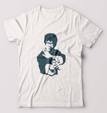 Load image into Gallery viewer, Bruce Lee T-Shirt for Men-S(38 Inches)-White-Ektarfa.online
