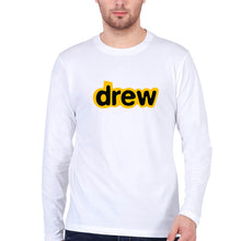 Load image into Gallery viewer, Drew Full Sleeves T-Shirt for Men-White-Ektarfa.online
