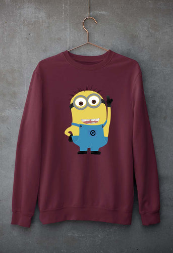 Minion Unisex Sweatshirt for Men/Women-Maroon-Ektarfa.online