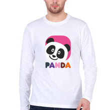 Load image into Gallery viewer, Panda Full Sleeves T-Shirt for Men-White-Ektarfa.online
