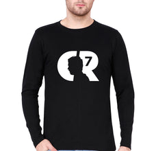 Load image into Gallery viewer, Cristiano Ronaldo CR7 Full Sleeves T-Shirt for Men-Black-Ektarfa.online
