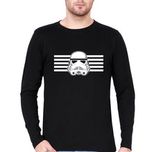 Load image into Gallery viewer, Star War Full Sleeves T-Shirt for Men-S(38 Inches)-Black-Ektarfa.online
