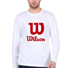 Load image into Gallery viewer, Wilson Full Sleeves T-Shirt for Men-White-Ektarfa.online
