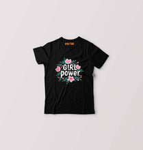 Load image into Gallery viewer, Feminist Girl Power Kids T-Shirt for Boy/Girl-0-1 Year(20 Inches)-Black-Ektarfa.online
