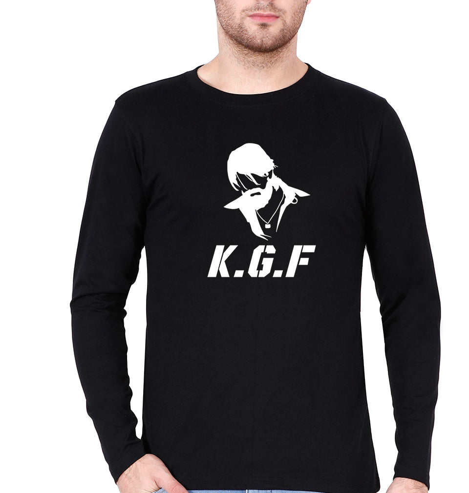 KGF Full Sleeves T-Shirt for Men-Black-Ektarfa.online