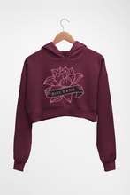 Load image into Gallery viewer, Frida Kahlo Crop HOODIE FOR WOMEN-Maroon-Ektarfa.online

