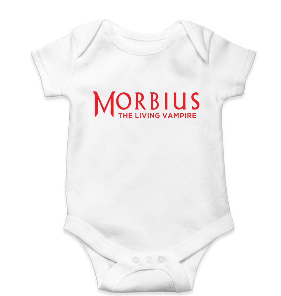 Morbius Kids Romper For Baby Boy/Girl-0-5 Months(18 Inches)-White-Ektarfa.online