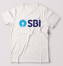 Load image into Gallery viewer, State Bank of India(SBI) T-Shirt for Men-S(38 Inches)-White-Ektarfa.online
