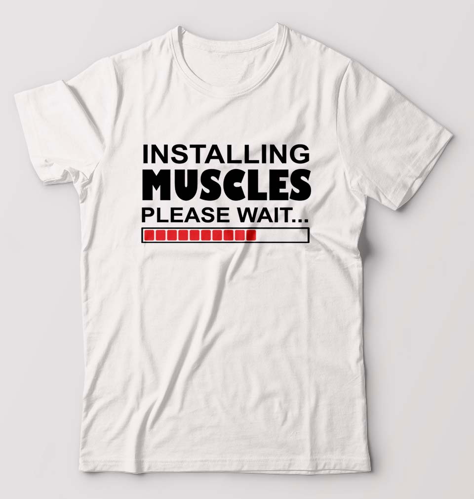 Gym T-Shirt for Men-White-Ektarfa.online