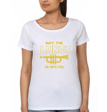 Load image into Gallery viewer, Trumpet T-Shirt for Women-White-Ektarfa.online
