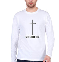 Load image into Gallery viewer, The Weeknd Full Sleeves T-Shirt for Men-S(38 Inches)-White-Ektarfa.online
