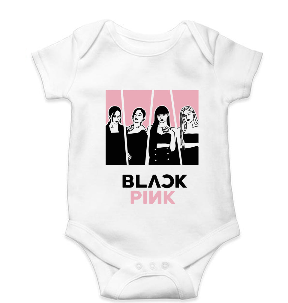 BLACKPINK Kids Romper For Baby Boy/Girl-White-Ektarfa.online