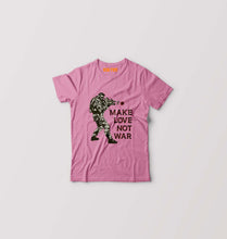 Load image into Gallery viewer, Guns N&#39; Roses Make Love Not War Kids T-Shirt for Boy/Girl-0-1 Year(20 Inches)-Pink-Ektarfa.online
