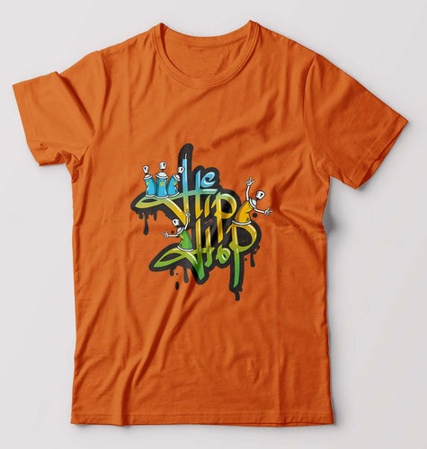Hip Hop T-Shirt for Men-Orange-Ektarfa.online