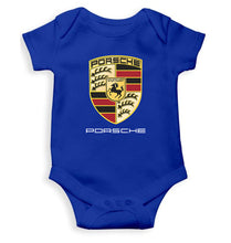 Load image into Gallery viewer, Porsche Logo Kids Romper For Baby Boy/Girl-0-5 Months(18 Inches)-Royal Blue-Ektarfa.online
