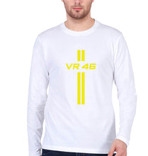 Load image into Gallery viewer, Valentino Rossi(VR 46) Full Sleeves T-Shirt for Men-S(38 Inches)-White-Ektarfa.online
