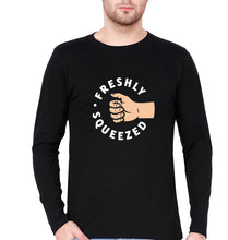 Load image into Gallery viewer, Orange Cassidy - Freshly Squeezed Full Sleeves T-Shirt for Men-Black-Ektarfa.online
