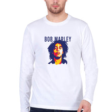 Load image into Gallery viewer, Bob Marley Full Sleeves T-Shirt for Men-White-Ektarfa.online
